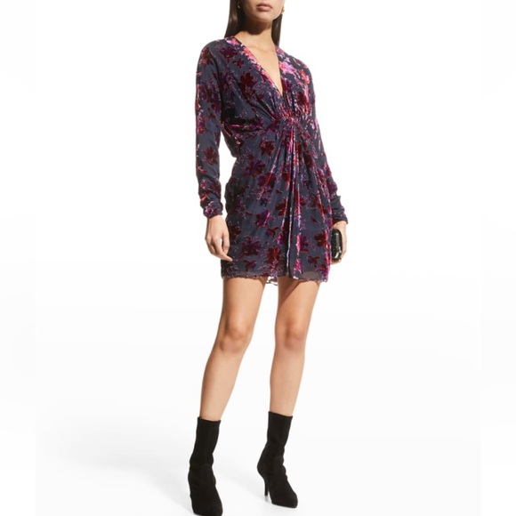 🎸RAG & BONE🎸🔥NWT🔥 ELOISE MINI DRESS in Purple - Picture 1 of 16